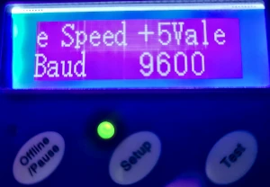 Plotter Serial Settings